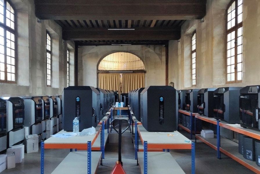 Le parc d'imprimantes 3D dans l'abbaye de Port Royal dont s'est doté l'AP-HP